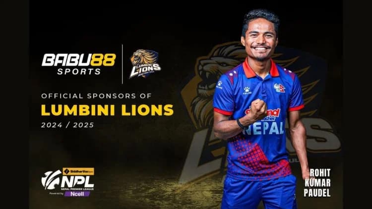 Lumbini Lions Sign Star Batsman Rajesh Kumar